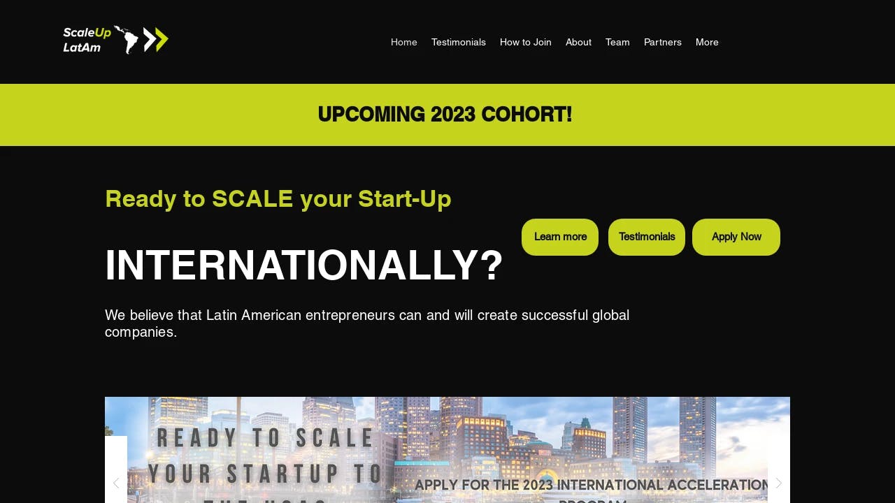 ScaleUp Latam - promoting the start-ups of tomorrow