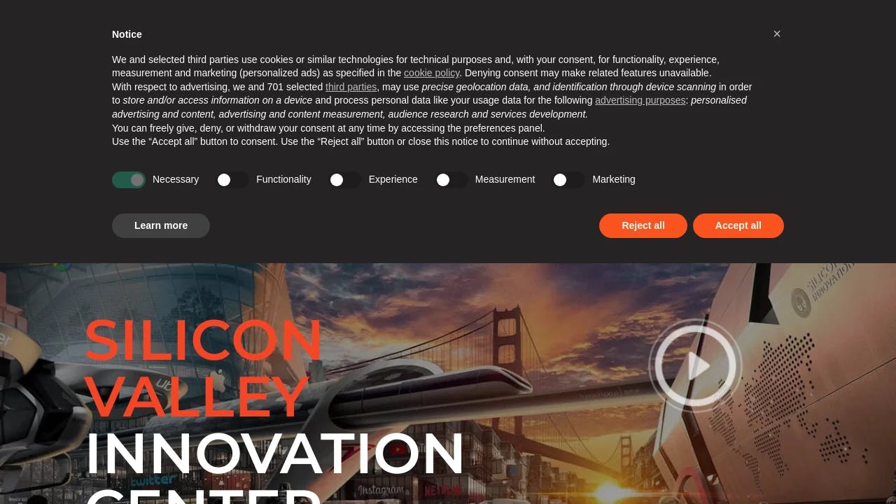 Silicon Valley Innovation Center - accelerating exceptional start-ups in California