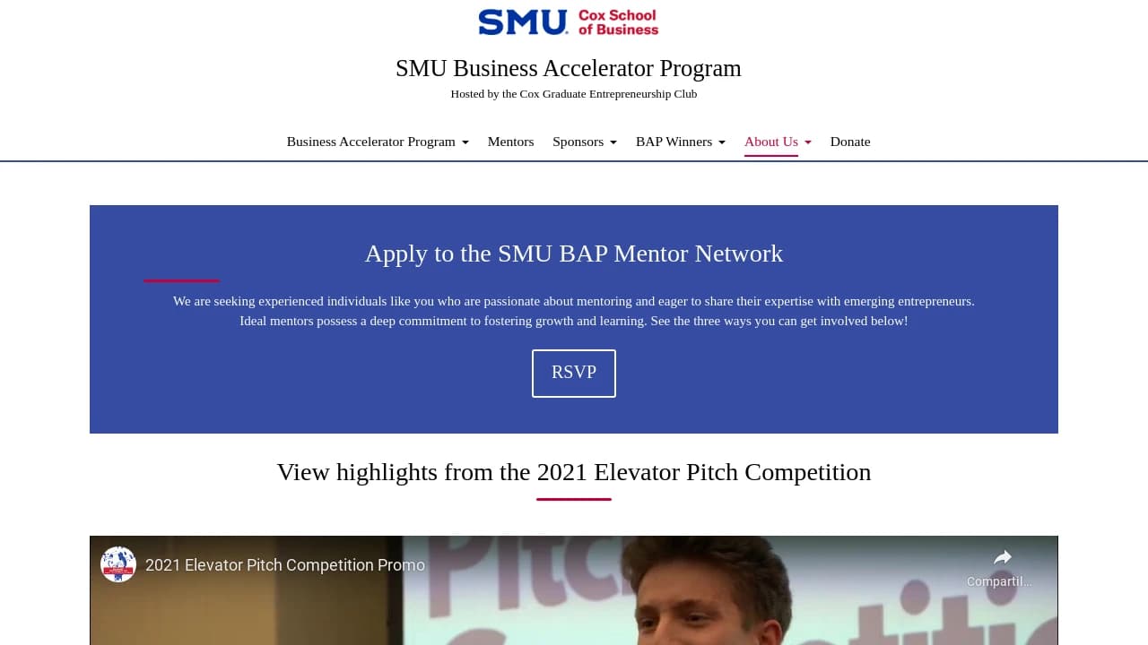 SMU Startup Launch Competition - Texas' true entrepreneurial hub