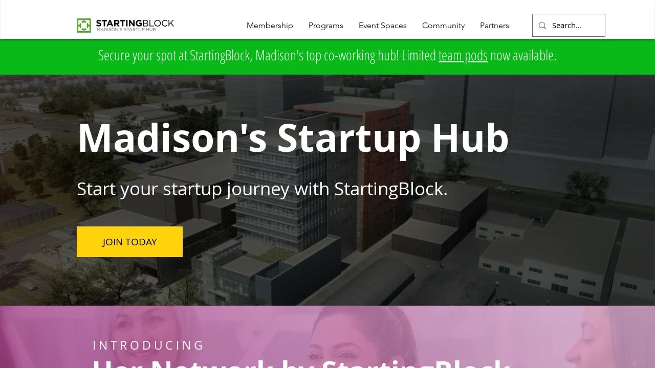 StartingBlock Madison - a prominent start-up growth supporter in Wisconsin