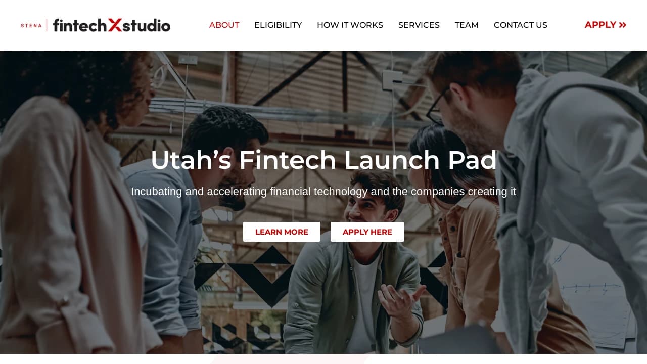 Stena fintechXstudio - accelerating exceptional start-ups in Utah