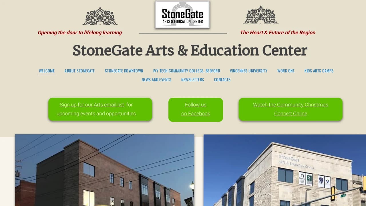 StoneGate Arts & Education Center - a prominent start-up growth supporter in Indiana