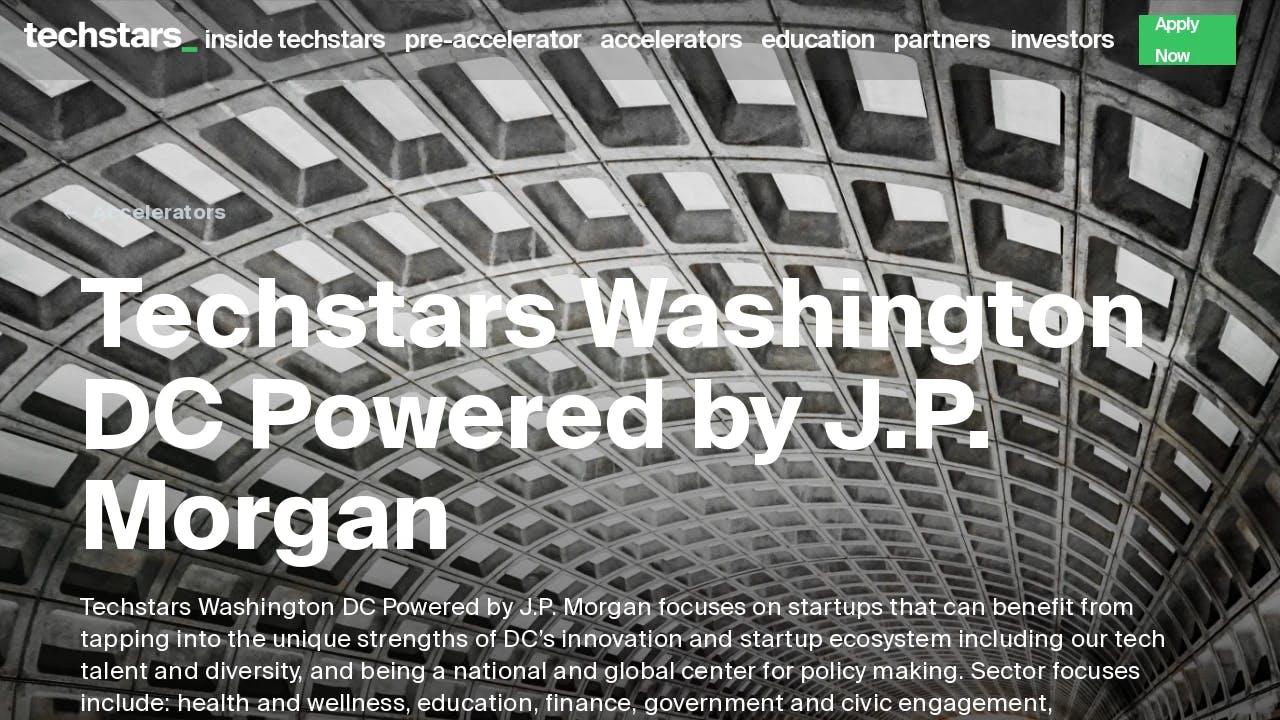 Techstars Washington DC by JP Morgan - a modern, innovative hub for start-ups in Washington D.C.