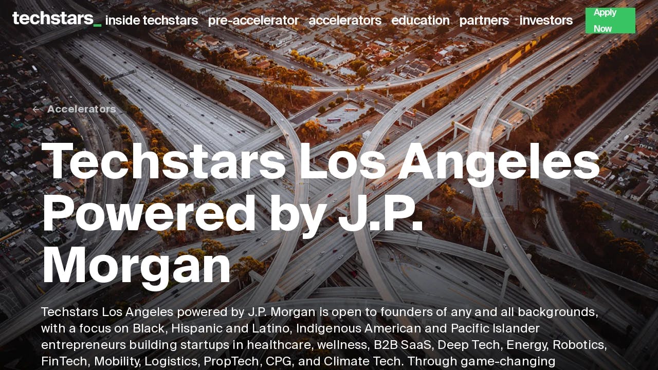 Techstars Los Angeles Powered by J.P. Morgan - enabling start-ups to fundraise successfully