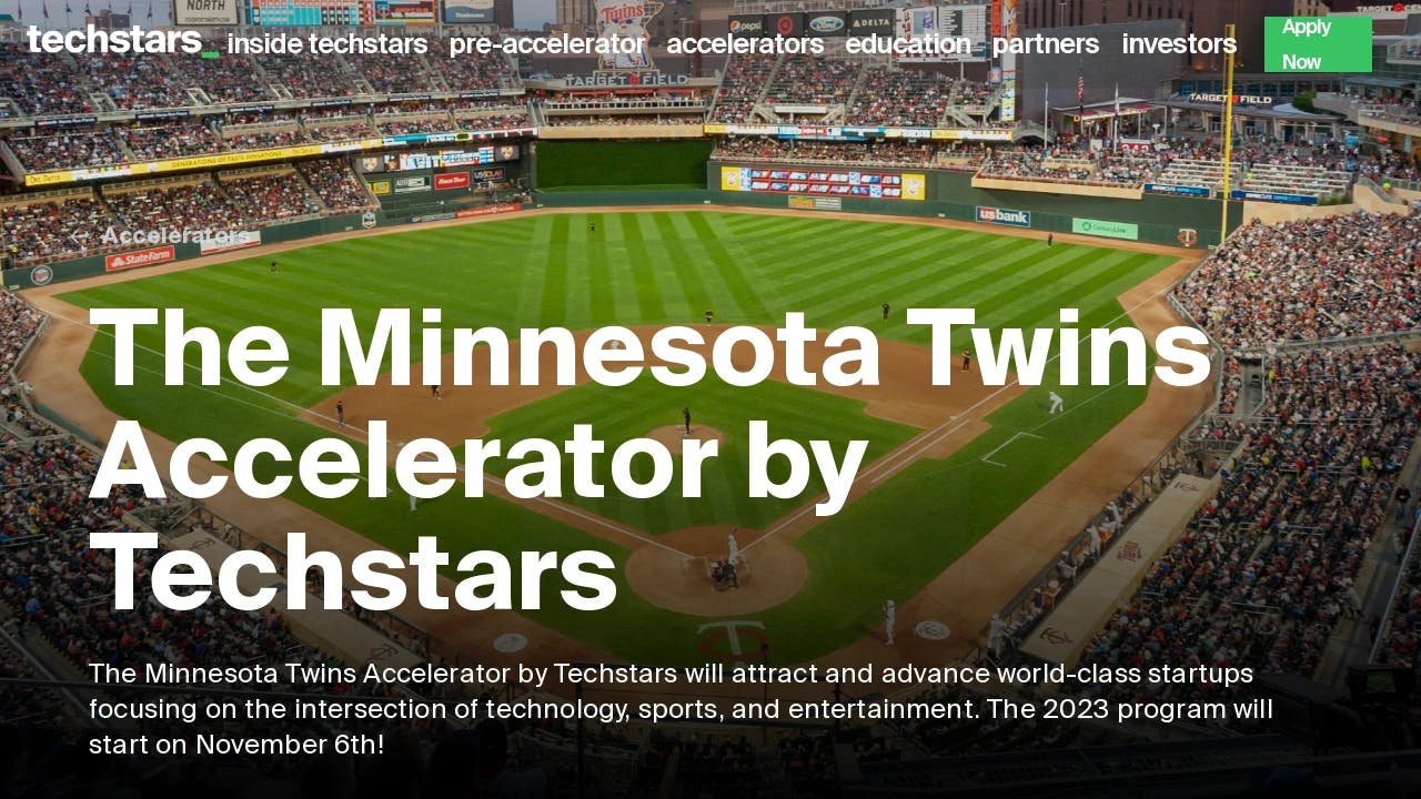 The Minnesota Twins Accelerator by Techstars - promoting the start-ups of tomorrow