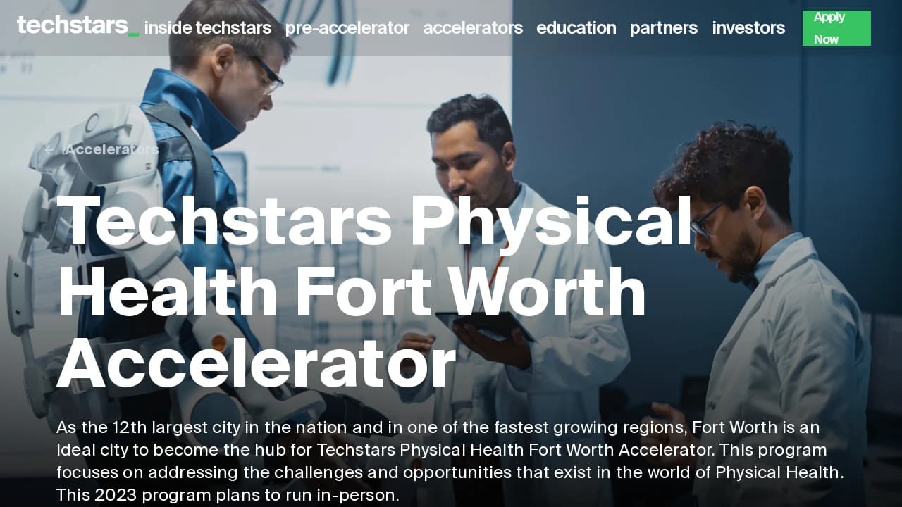 Techstars Physical Health Fort Worth Accelerator - a modern, innovative hub for start-ups in Texas