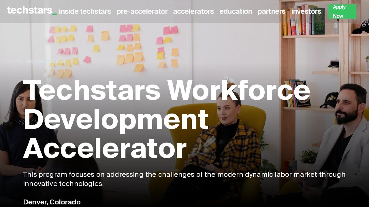 Techstars Workforce Development Accelerator - connecting start-up founders with success