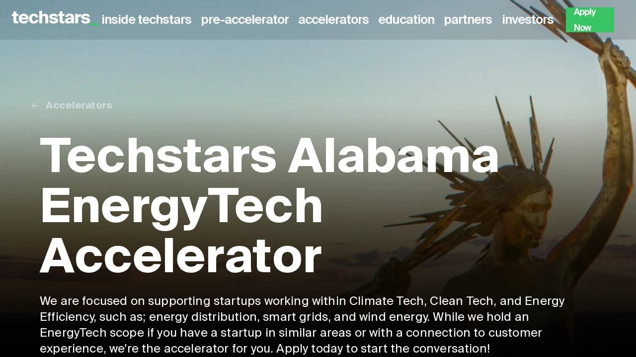 Techstars Alabama EnergyTech Accelerator - Alabama's true entrepreneurial hub