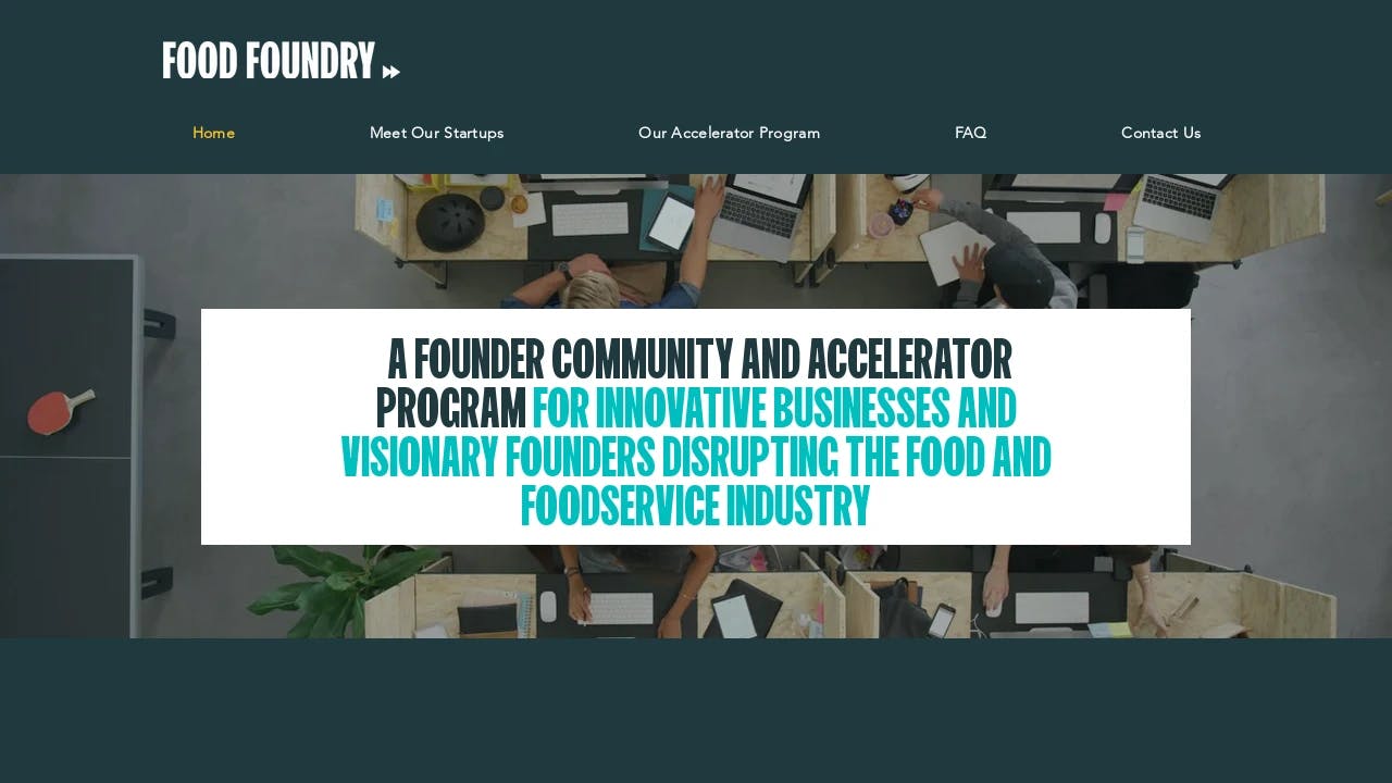 The Food Foundry Accelerator - enabling start-ups to fundraise successfully