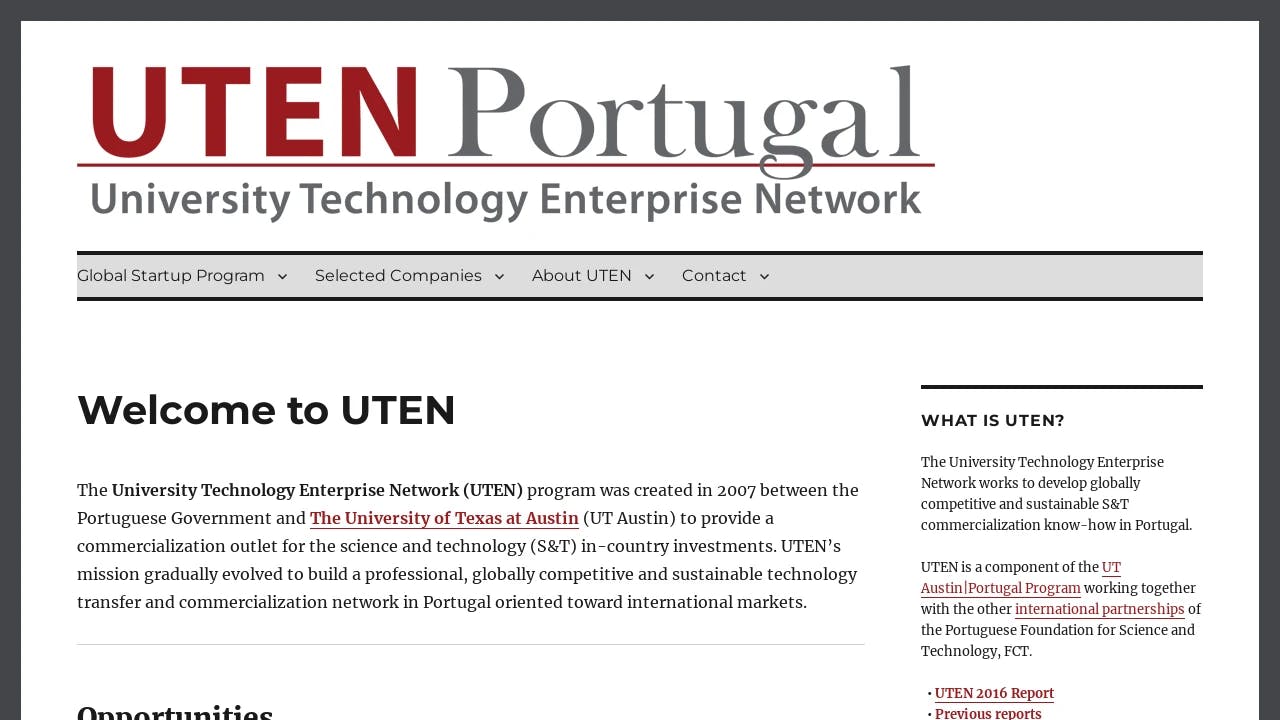 UTEN Portugal - supporting Austin's best founders