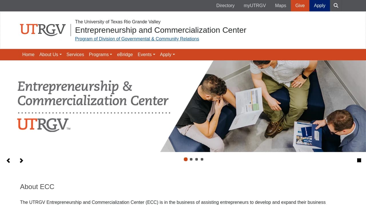 Entrepreneurship and Commercialization Center at UT Rio Grande Valley - promoting the start-ups of tomorrow