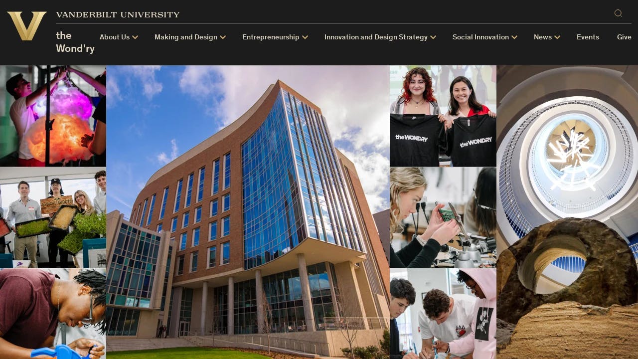 Vanderbilt University - Wond'ry - building Tennessee's entrepreneurial future