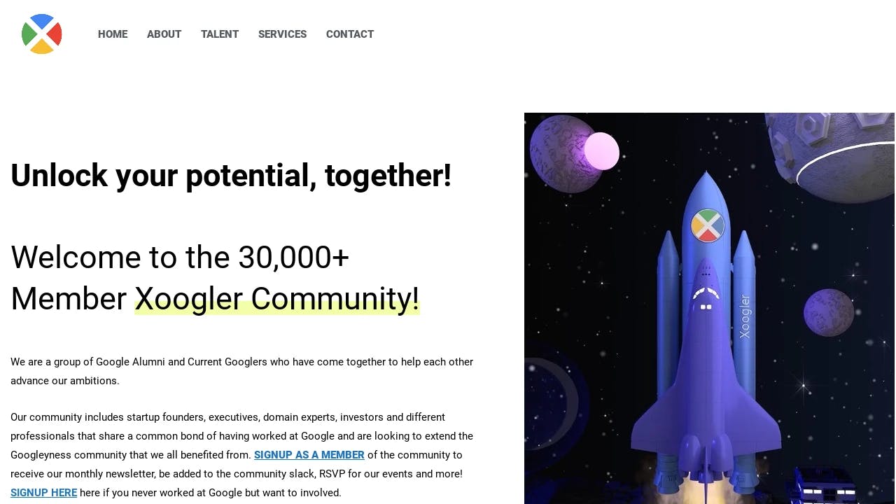 Xoogler.co - accelerating exceptional start-ups in California