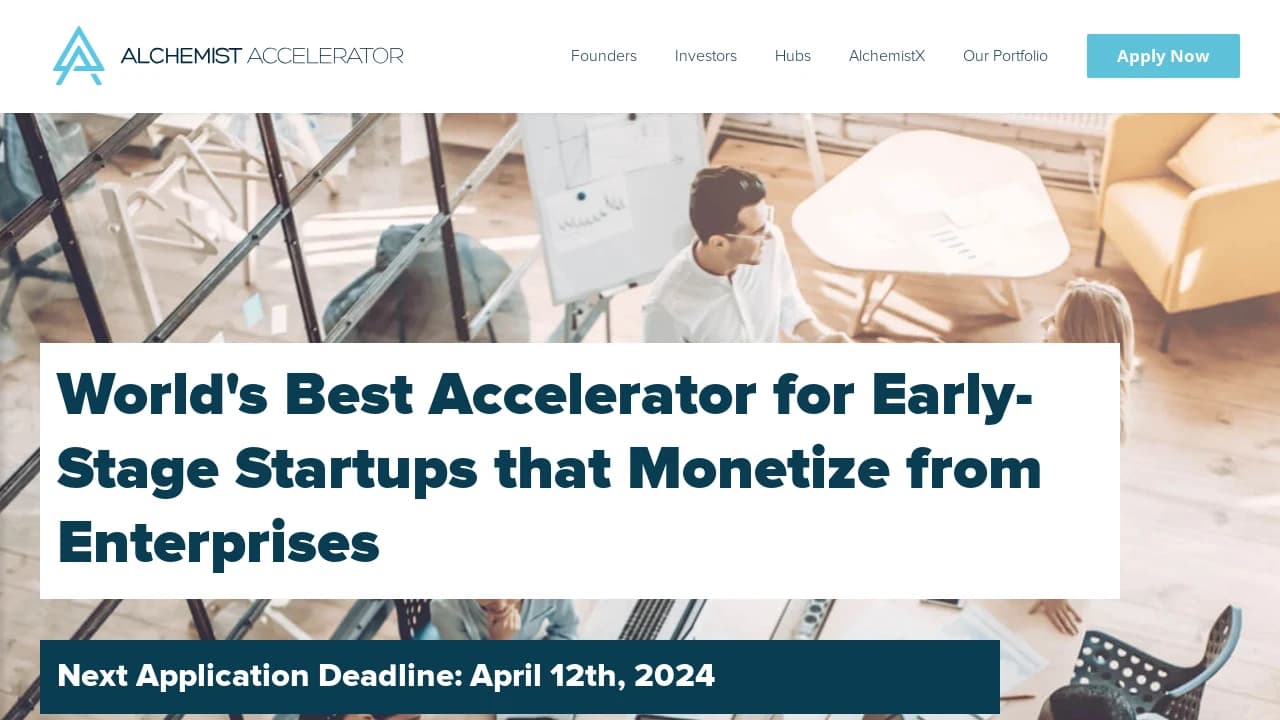 Alchemist Accelerator - supporting founders in their growth journey