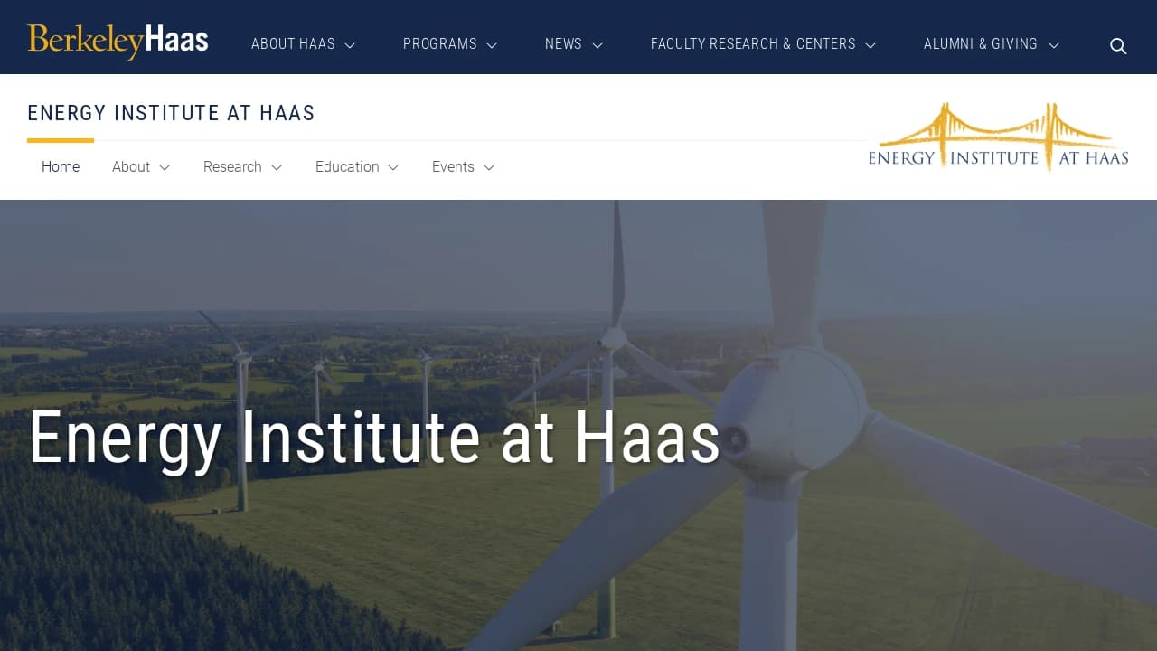 Cleantech to Market Program (Haas School of Business) - California's true entrepreneurial hub