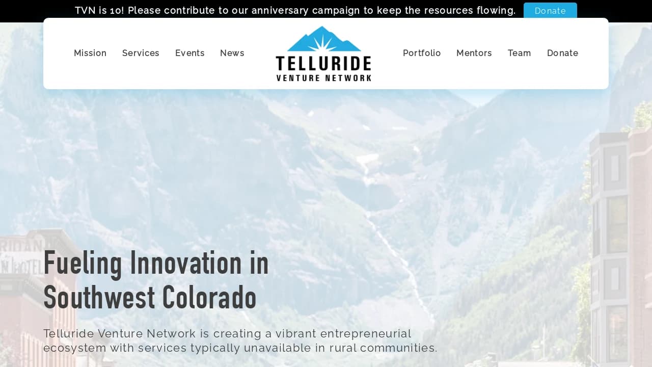 Telluride Venture Network - accelerating exceptional start-ups in Colorado